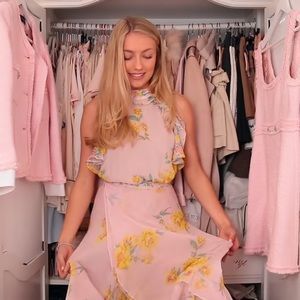 Zara top and wrap skirt